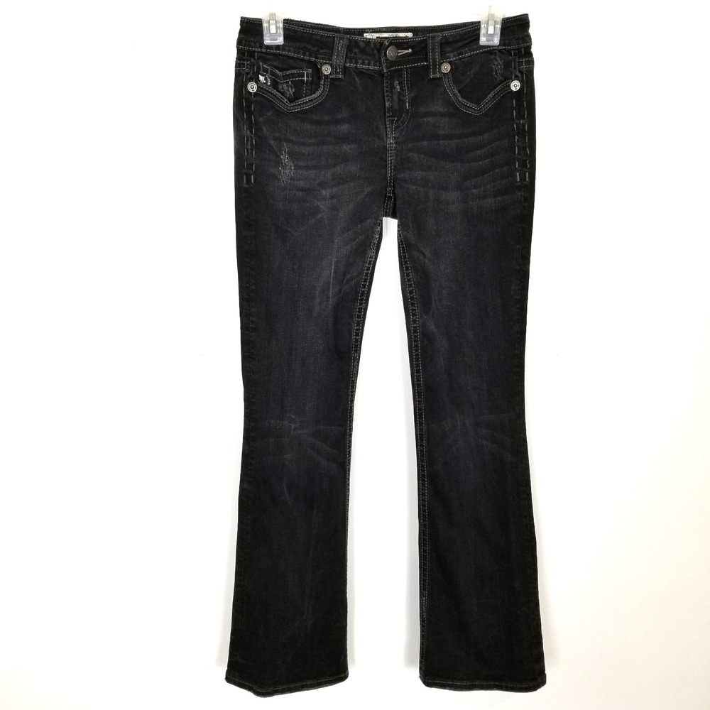MEK Denim Jeans Buckle Oaxaca Bootcut‎  Women's Sz 31 Denim Jeans Flap Pocket